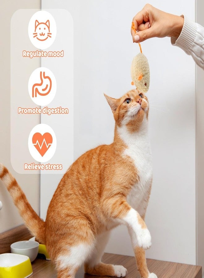 KsPups Mouse Toy - 8 Pieces Cats Mouse Plush Cat Toys Realistic Cute Kitten Mice Filled Polyfill Rat for Cat - Image 3